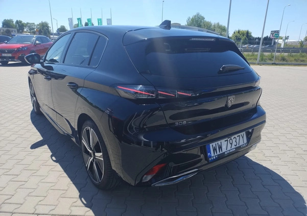 Peugeot 308 cena 99900 przebieg: 17612, rok produkcji 2022 z Tuchów małe 211